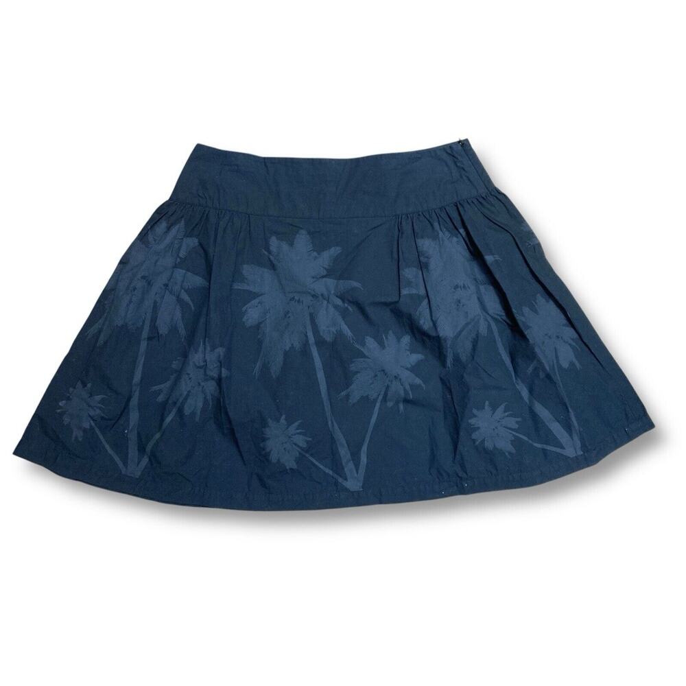 Norma Kamali Womens Plus Size Skirt Black Topical Print Size 16